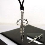 Cool Man Sword Cross Pure Titanium Pendant-new