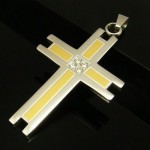 Cool Man Cross Pure Titanium Pendant Gift -New-