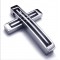 Exclusive Man Cross Titanium Steel Pendant -New--Free Chain 17511
