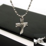 Man Exclusive Cross Titanium Steel necklace Gift-New