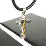 Noble Man Cross Pure Titanium Pendant Free Chain