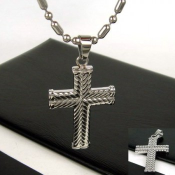 Man Exclusive Cross Pure Titanium Pendant Gift-New