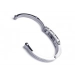 Men's Boys Silver Pure Titanium Charm Bracelet Bangle 