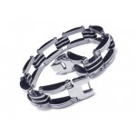 Men's Boys Silver Pure Titanium Bracelet Charm Bangle