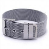 Mens Boys Silver Pure Titanium Bracelet Charm Bangle