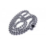 Men's Silver Pure Titanium Pendant Necklace Chain (New)