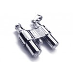 Men's Silver Pure Titanium Telescope Pendant Necklace