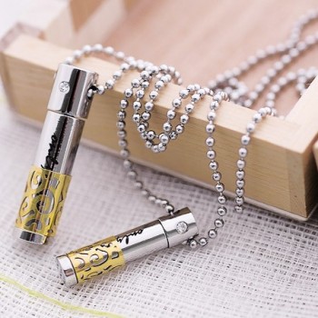 Fashion Yellow Sweetheart Lovers Titanium Necklace Pendant