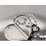 We go togather for love - Titanium jewelry necklace