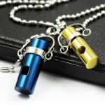 Fashion Colors Sweetheart Lovers Titanium Necklace Pendant