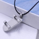 Snowboard Bible Titanium Necklace