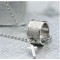 Fashion Gift Ring and Cross Titanium necklace Pendant