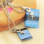 Bible couples necklace