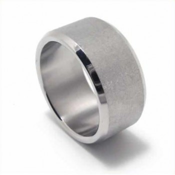 Brushed 6mm Titanium Ring