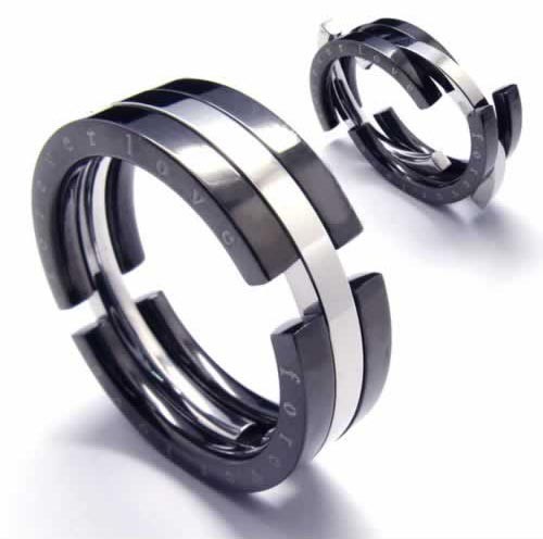 Wedding puzzle rings