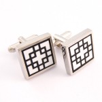 Classical Titanium Square Cufflinks C-761