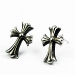 Classical Titanium Cross Earrings