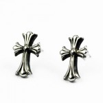 Classical Titanium Cross Earrings
