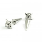 Fashion Titanium Spikes Earrings