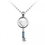 Fashion Mens Key-Shaped Titanium  Pendant - Free Chain