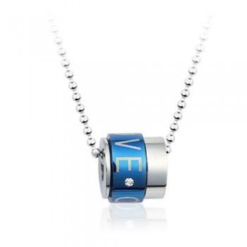 Fashion Mens Titanium Pendant - Free Chain