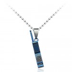 New Style Mens Blue Mobile Phone Titanium Pendant - Free Chain