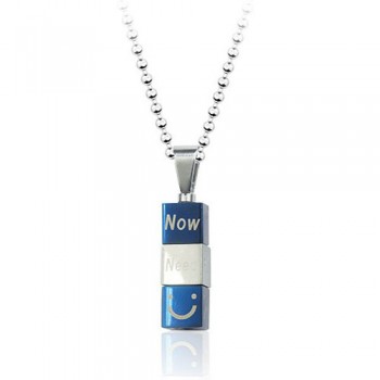 Fashion Rotatable Titanium Pendant - Free Chain