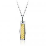 New style Golden Titanium Pendant - Free Chain