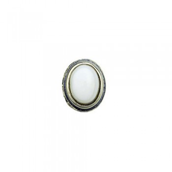 Elegant Retro Oval Titanium Earrings 