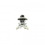 Pirate Skull-shaped Titanium Earrings