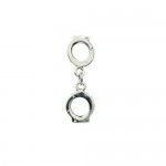 Macho Handcuffs-like Titanium Earrings 