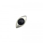 Mysterious Black Pupil Titanium Earrings