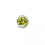Beautiful Olive Green Titanium Earrings