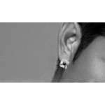Inner Senses White Titanium Earrings