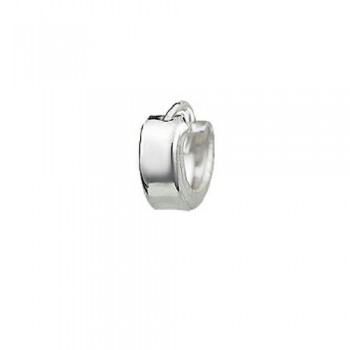 Popular Silver Round  Titanium Earrings 