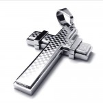 Fashion Cross Titanium Pendant (Silver) 18793