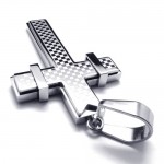 Fashion Cross Titanium Pendant (Silver) 18793