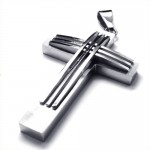 New style Weave Cross Titanium Pendant 18866