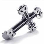 Fashion Sport Cross Titanium Pendant (Black) 18989