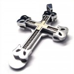 Fashion Sport Cross Titanium Pendant (Golden) 18991