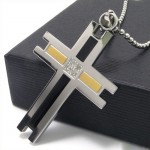 Mens new style Cross Titanium Pendant 10528