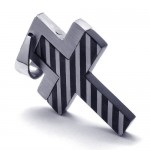 New Style weave Cross Titanium Pendant 17375