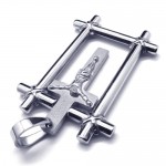 Fashion Jesus Cross Titanium Pendant 17435