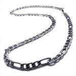 22.4 inch Titanium Silver Simple Necklace 18864