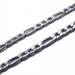 22.4 inch Titanium Silver Simple Necklace 18864