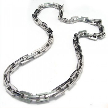 20.1 inch Titanium Slubby Chain Necklace 8076