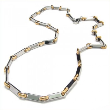 20.1 inch Titanium Slubby Chain Necklace 8081