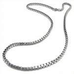 20.1 inch Titanium Silver Tightened Necklace 8092