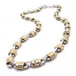 22 inch Titanium Golden Necklace 17344