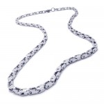 20.5 inch Titanium Silver Fine Necklace 17352